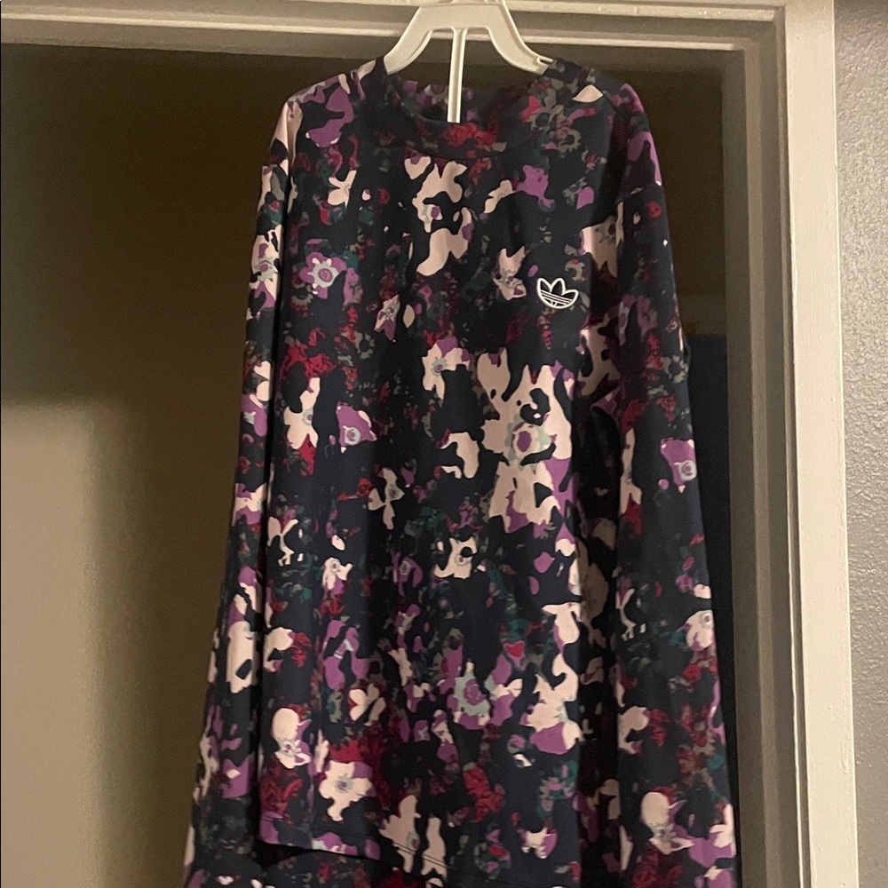 Adidas Multicolor Floral Long Sleeve Top